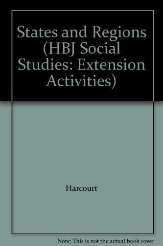 Book States And Regions (hbj Social Studies: Extension Activities) free