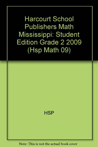 Book Harcourt School Publishers Math: Student Edition Grade 2 2009 free