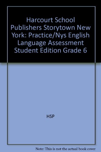 Book Storytown New York: Nys English/language Arts Test Practice Student Edition Grade 6 free