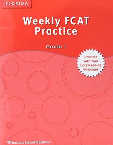 Book Harcourt School Publishers Storytown Florida: Weekly Fcat Practice Student Edition Grade 1 free