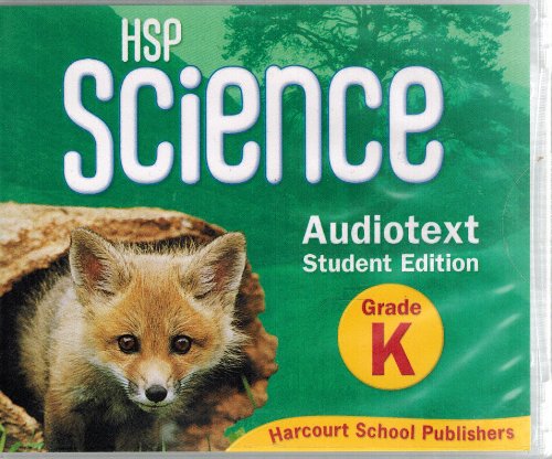 Book Hsp Science (C) 2009: Big Book Audio-Text CD Grade K (HSP Science © 2009) free
