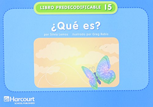 Book Harcourt School Publishers Villa Cuentos: Pre-Decodable/Decodable Book Grade K Que Es? (Spanish Edition) free