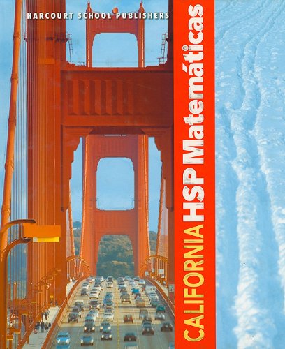 Book Harcourt School Publishers Spanish Math: Student Edition Grade 4 2009 (Spanish Edition) free