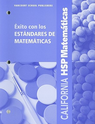 Book Harcourt School Publishers Spanish Math California: Success/math Standards Student Edition Spanish Math Grade1 (spanish Edition) free