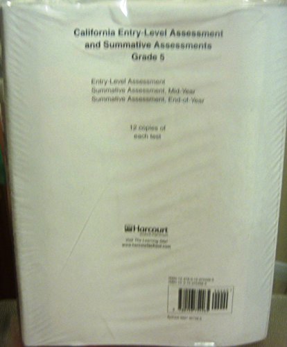 Book Storytown, Grade 5 Entry-Level & Sum Assessments Esc 12pk: Harcourt School Publishers Storytown California free