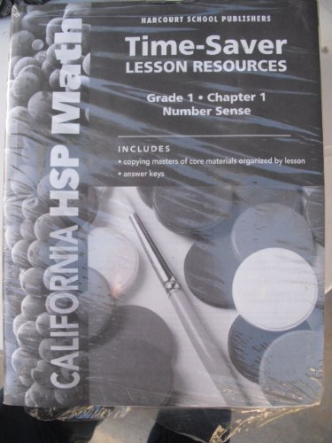 Book Harcourt School Publishers Math California: Time-savr Lssn Res Coll(24)g1 free