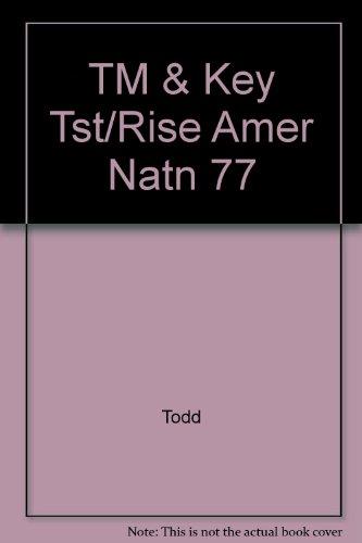 Book Teacher's manual and resource guide: for use with Rise of the American nation free
