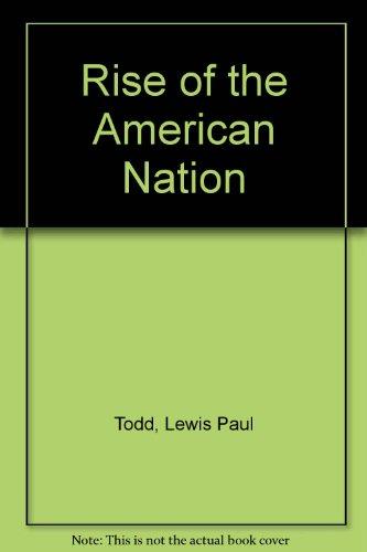 Book Rise of the American Nation free