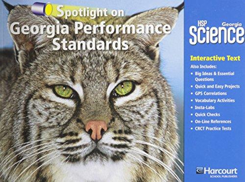 Book Harcourt School Publishers Science: GA Spotlight/Performance Standard Student Edition Science 09 Grade 3 free