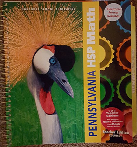 Book Hsp Math Pennsylvania: Student Edition Grade 3 2009 free