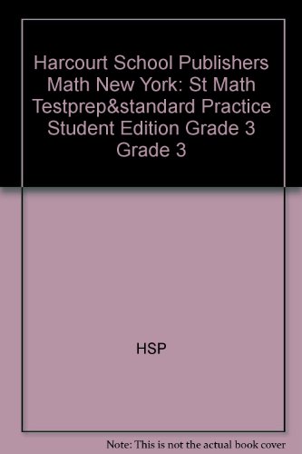 Book Hsp Math New York: Test Prep And Standards Practice Student Edition Grade 3 free