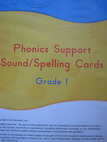 Book English Language Development Program: Phonics Support Sound/Spelling Cards Grade 1 free
