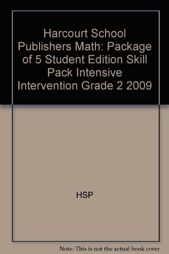 Book Harcourt School Publishers Math free
