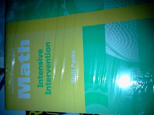 Book Harcourt School Publishers Math: Package Of 5 Student Edition Skill Pack Intensive Intervention Grade 3 2009 (hsp Math) free