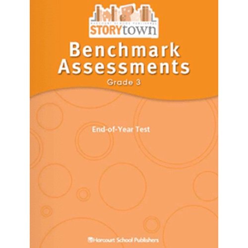 Book Harcourt School Publishers Storytown Georgia: Benchmrk Asmnt Crct-Frmt Te Grade 3 free