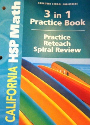 Book Harcourt School Publishers Math: Practice/Reteach Workbook  Student Edition Grade 3 free