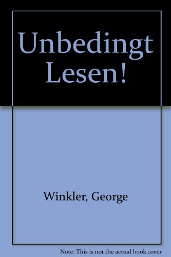 Book Unbedingt Lesen! (German Edition) free