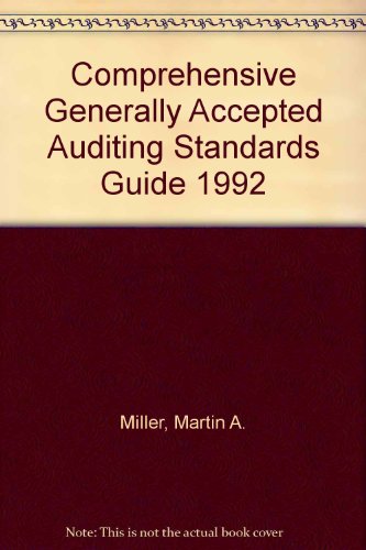Book Comprehensive Generally Accepted Auditing Standards Guide 1992 free