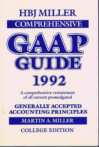 Book Comprehensive Generally Accepted Accounting Principles Guide free