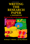 Book Writing the Research Paper: A Handbook With Both the Mla and Apa Documentation Styles free