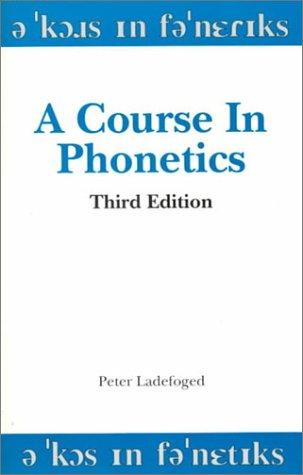Book A Course in Phonetics free