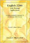 Book English 2200 with Writing Applications: A Programmed Course in Grammar and Usage (College Series) free