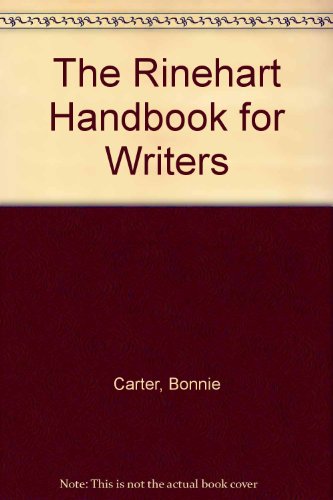 Book The Rinehart Handbook For Writers free