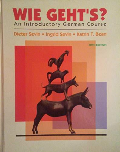Book Wie Geht's?: An Introductory German Course free