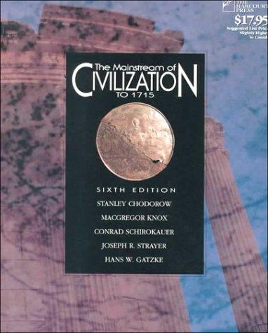 Book The Mainstream of Civilization to 1715 free