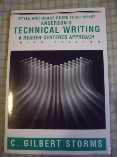 Book Style and Usage Guide to Accompany Anderson's Technical Writing: A Reader-Centered Approach free