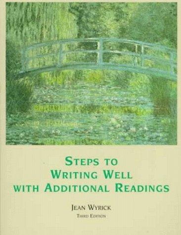 Book Steps to Writing Well With Additional Readings free