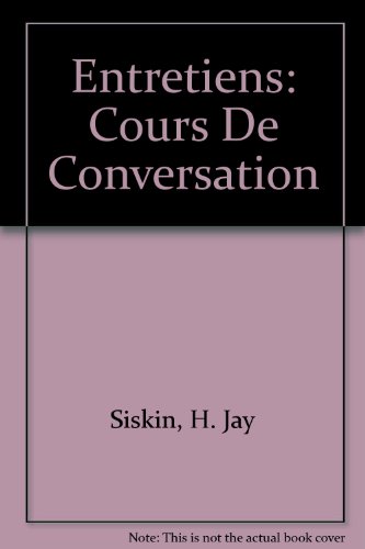 Book Entretiens: Cours De Conversation free
