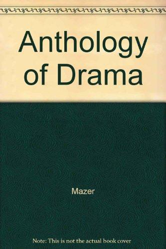 Book Anthology Of Drama free