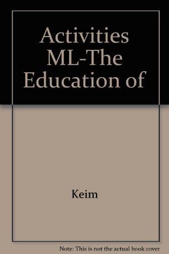 Book Activities Manual for Keim's Education of Character free