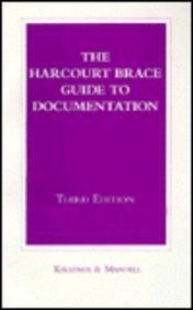 Book The Harcourt Brace Guide to Documentation free