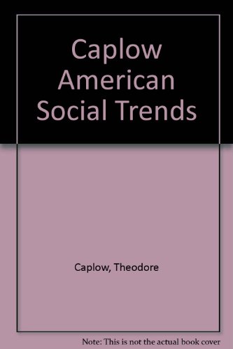Book American Social Trends free