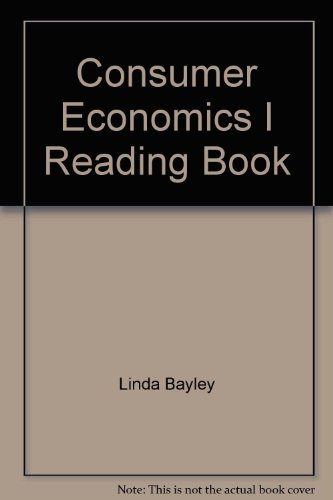 Book Consumer Economics I Reading Book free