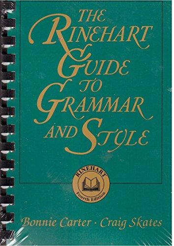 Book Rinehart Guide to Grammar & Style free