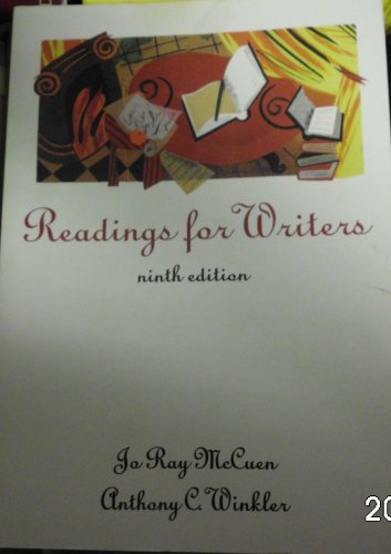 Book READINGS FOR WRITERS, 9E free