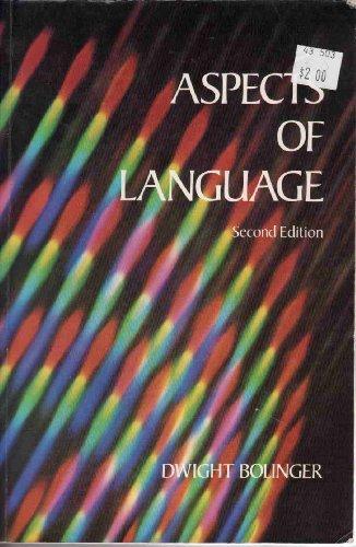 Book Aspects of language free