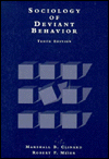 Book SOCIOLOGY OF DEVIANT BEHAVIOR, 10E free