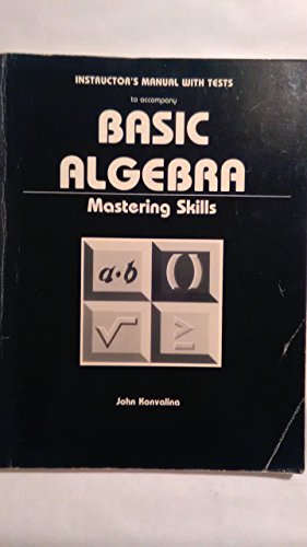 Book Basic Algebra: Mastering Skills free