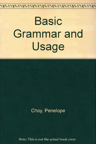 Book Basic Grammar And Usage free