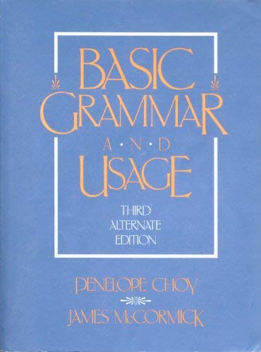 Book Basic grammar and usage free