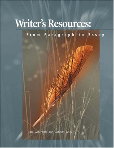 Book Writer’s Resources: From Paragraph to Essay free