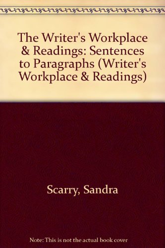 Book The Writer's Workplace & Readings: Sentences To Paragraphs (writer's Workplace & Readings) free
