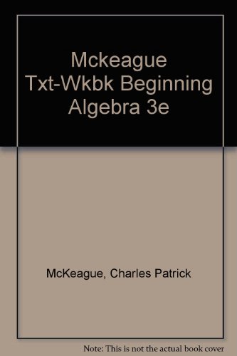 Book Beginning Algebra: A Text/workbook free