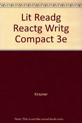 Book Literature: Reading, Reacting, Writing : Compact Edition free