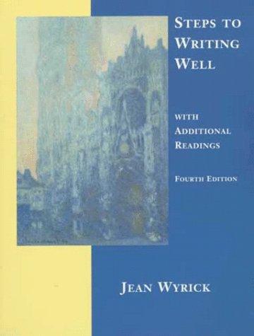 Book STEPS TO WRITING WELL W/READINGS 4E free