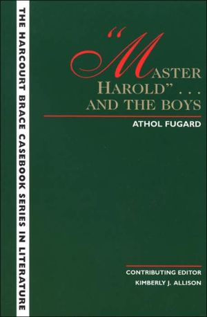 Book "Master Harold" and the Boys (The Harcourt Brace Casebook Series in Literature) free